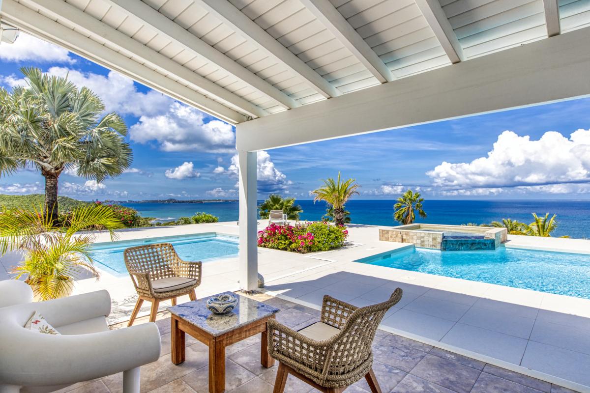 A louer villa 8 personnes Happy Bay Saint Martin_ Terrasse - 6